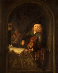 Homme avec un violon